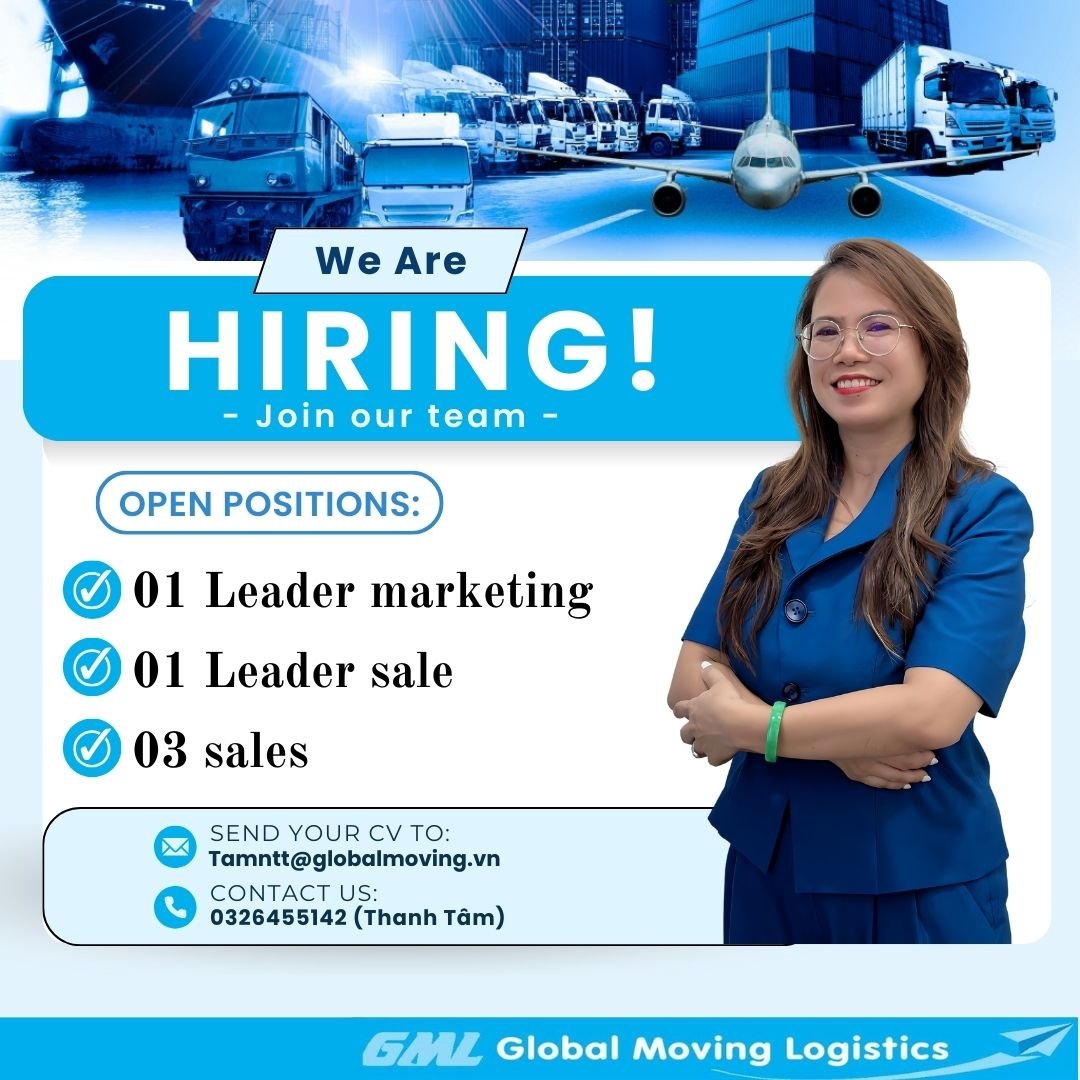 GLOBAL MOVING LOGISTIC CẦN TUYỂN NHÂN SỰ