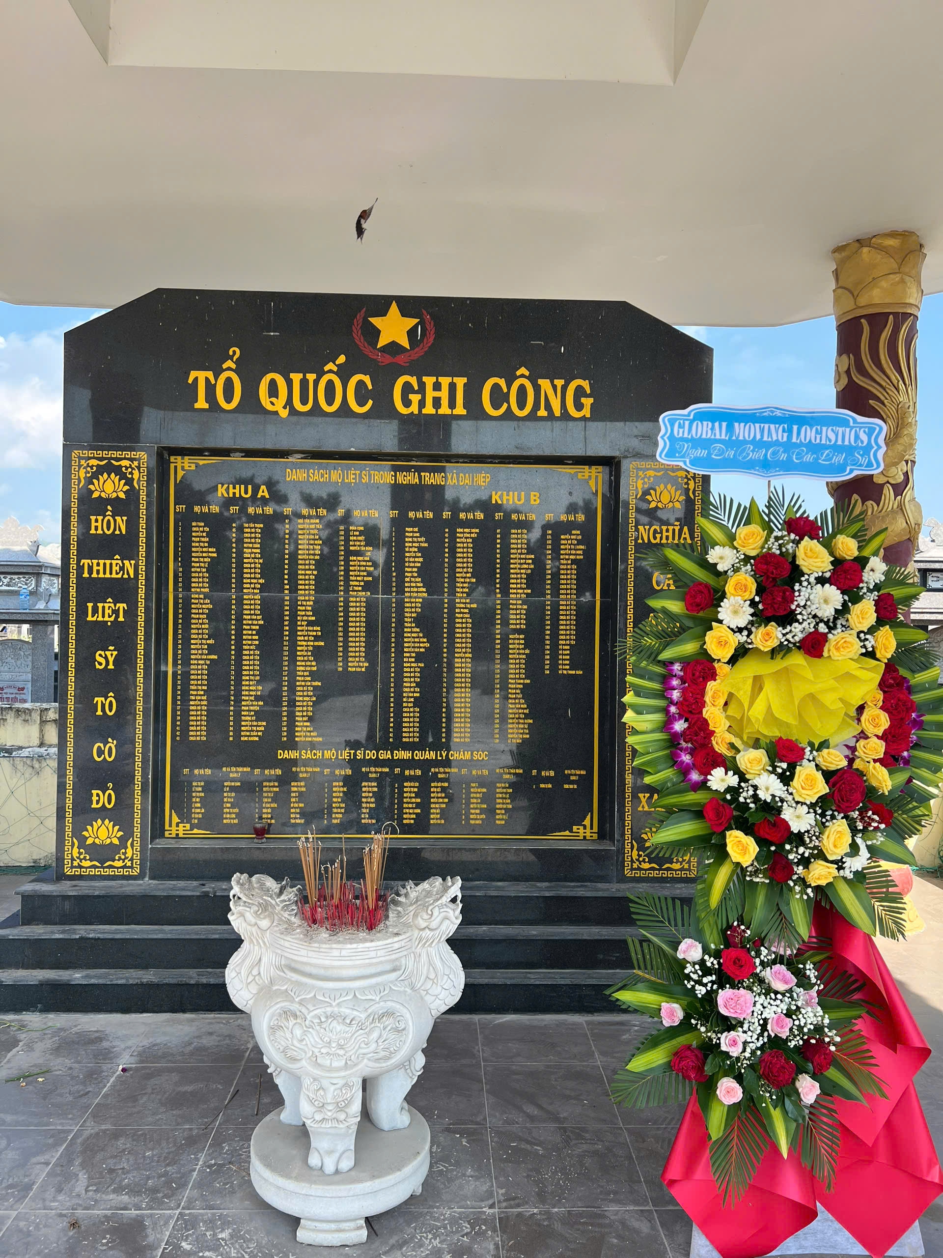HOẠT ĐỘNG DÂNG HƯƠNG – TRI ÂN CÁC ANH HÙNG LIỆT SĨ