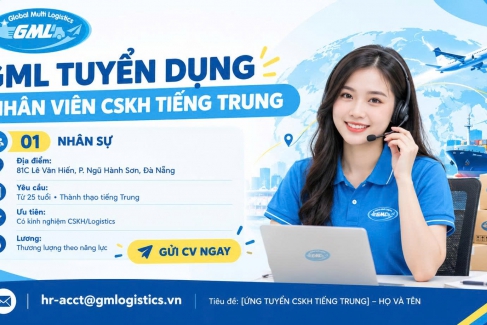 GML TUYỂN NHÂN VIÊN CSKH TIẾNG TRUNG